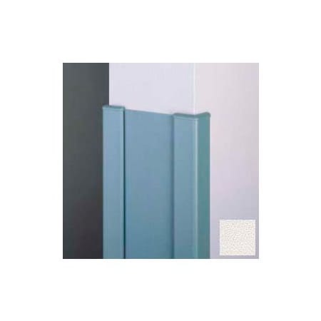 Pawling Surface Mounted End Wall 90Deg Corners, 2'' Wings, 8' Height W/Caps. 6" W, Pearl CG-11-8-361